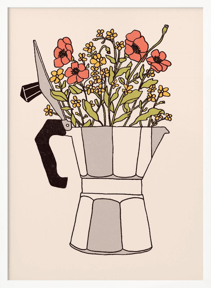 Moka Flowers Poster