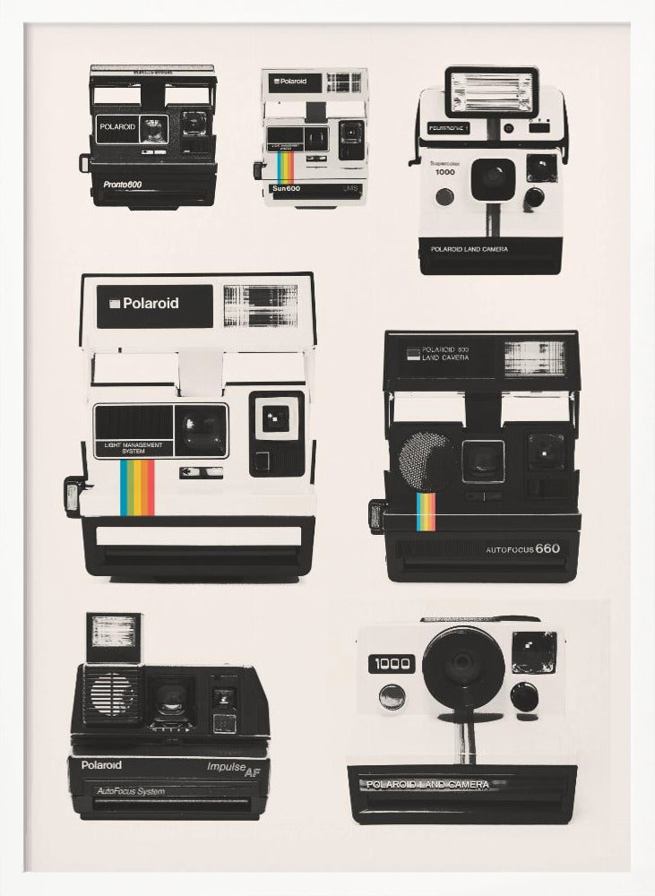 Instant Camera Collection Poster