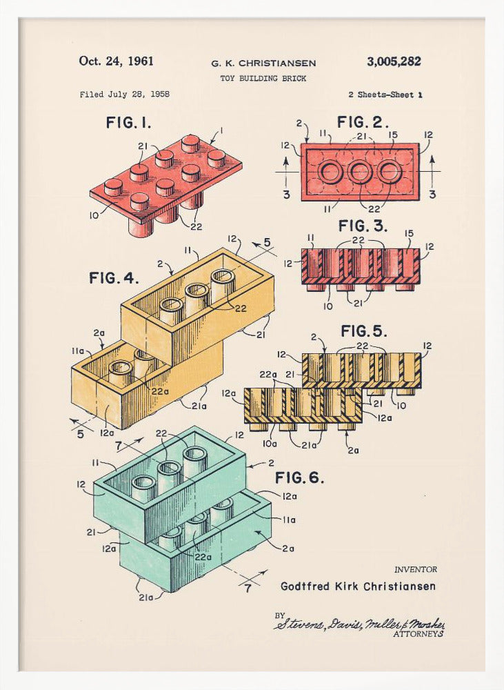 Lego Colors Poster