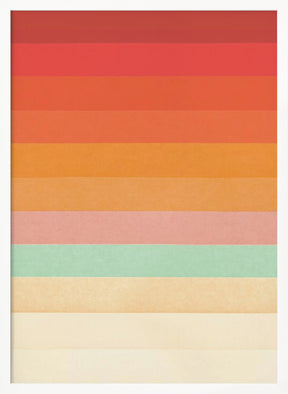 Rainbow Chevrons Poster