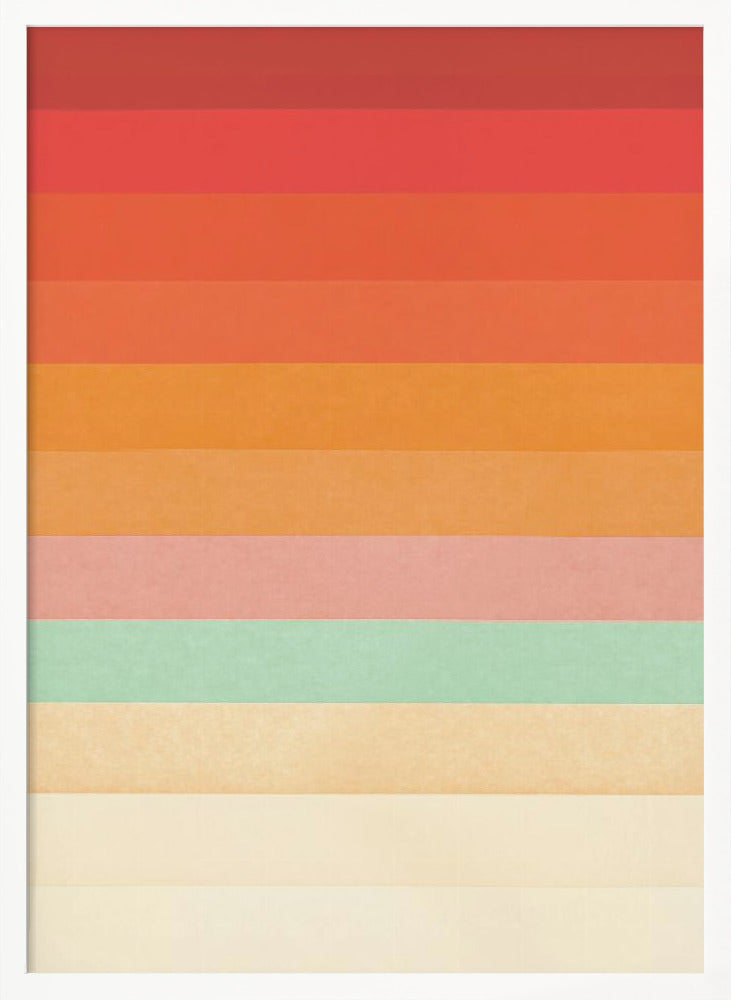 Rainbow Chevrons Poster