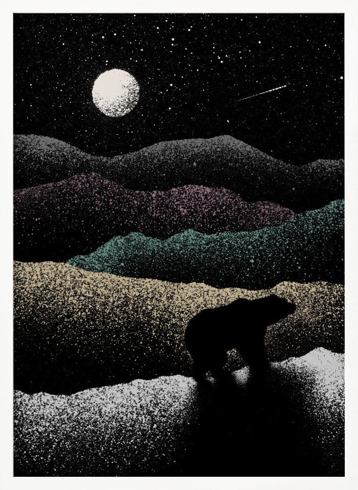 Wandering Bear Poster