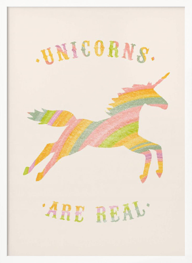 Unicorns Are Real Poster