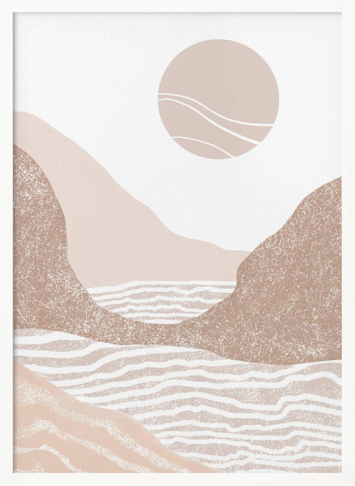 Sunset Seascape Art Poster