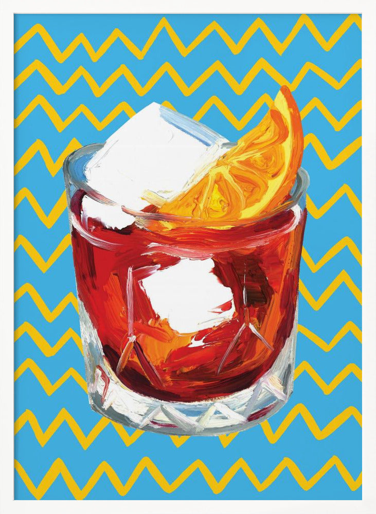 Negroni Blue Poster