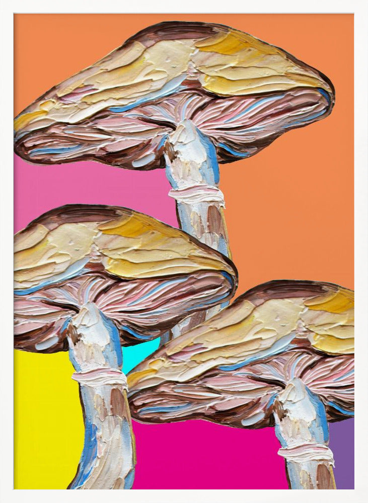 Psychedelic Mushrooms Poster