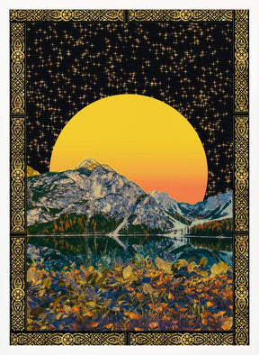 Moon &amp; Stars Poster