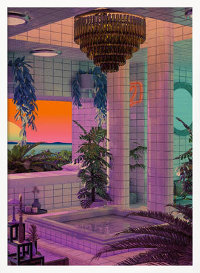 Vaporwave Pool Poster