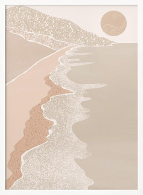 Abstract Seaside Poster