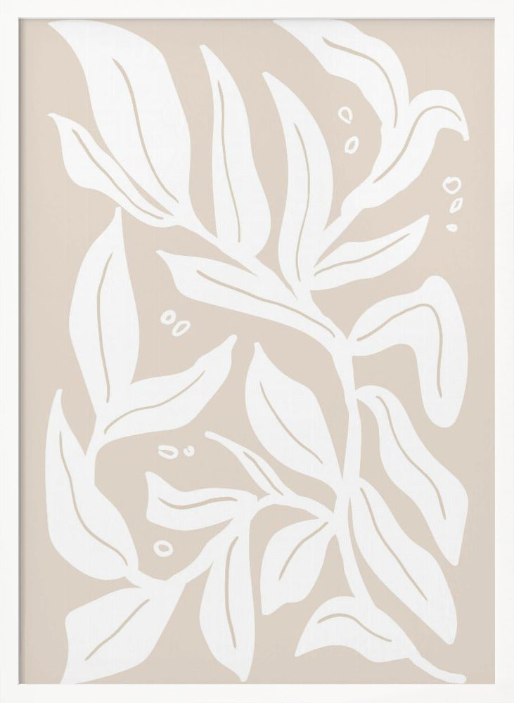 Abstract Plants Poster