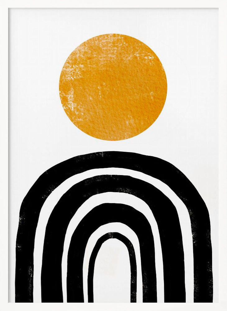 Arch Line Art Poster