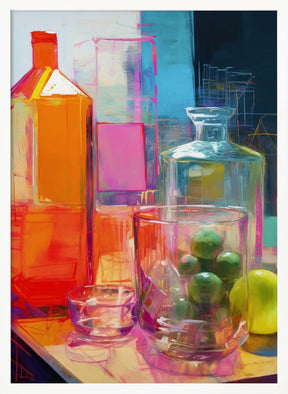 Neon Still Life No 2 Poster