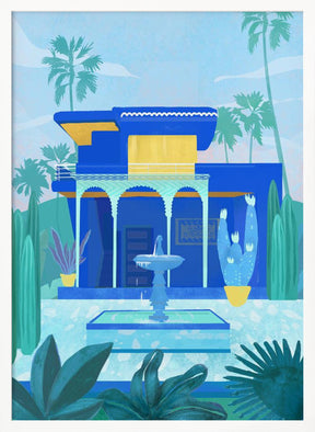 Moroccan Garden Poster