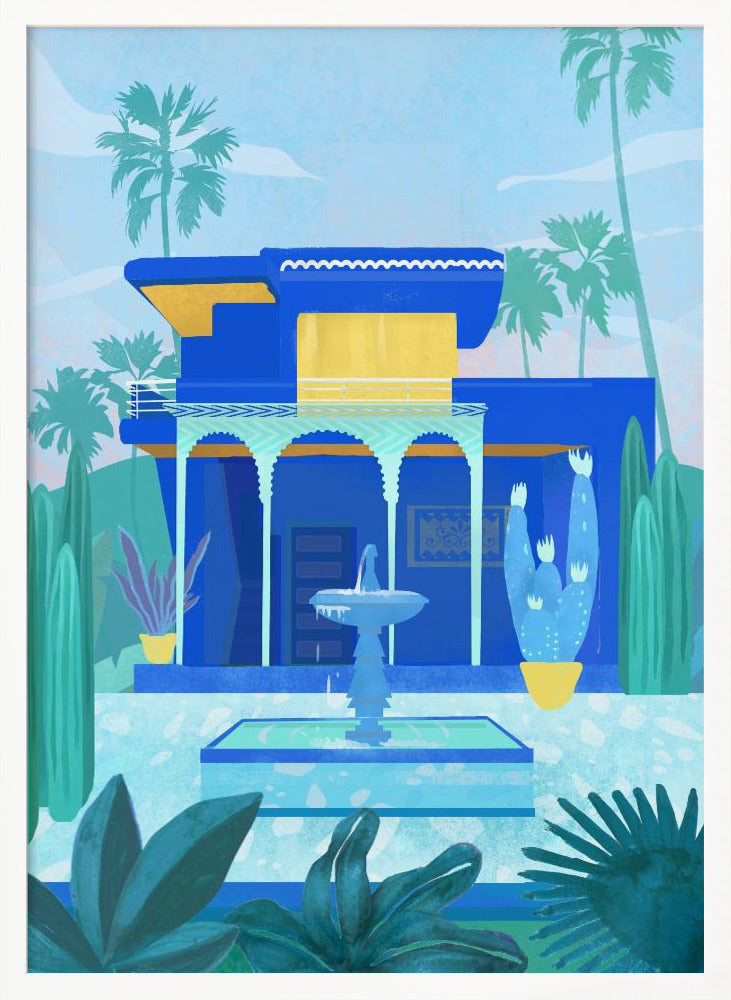 Moroccan Garden Poster