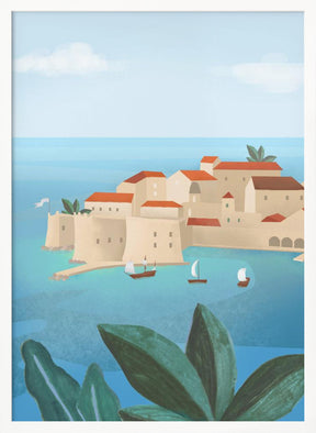 Dubrovnik City Poster