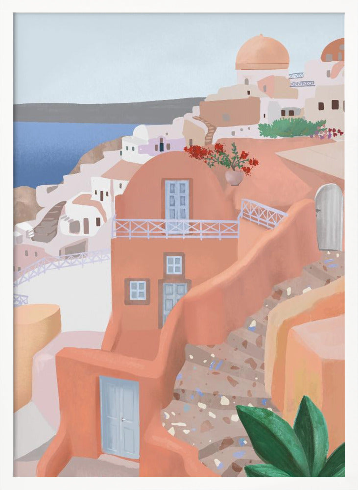 Santorini Poster