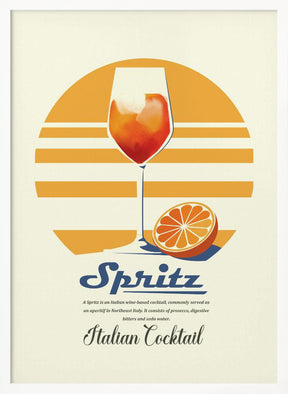 Spritz summer print Poster