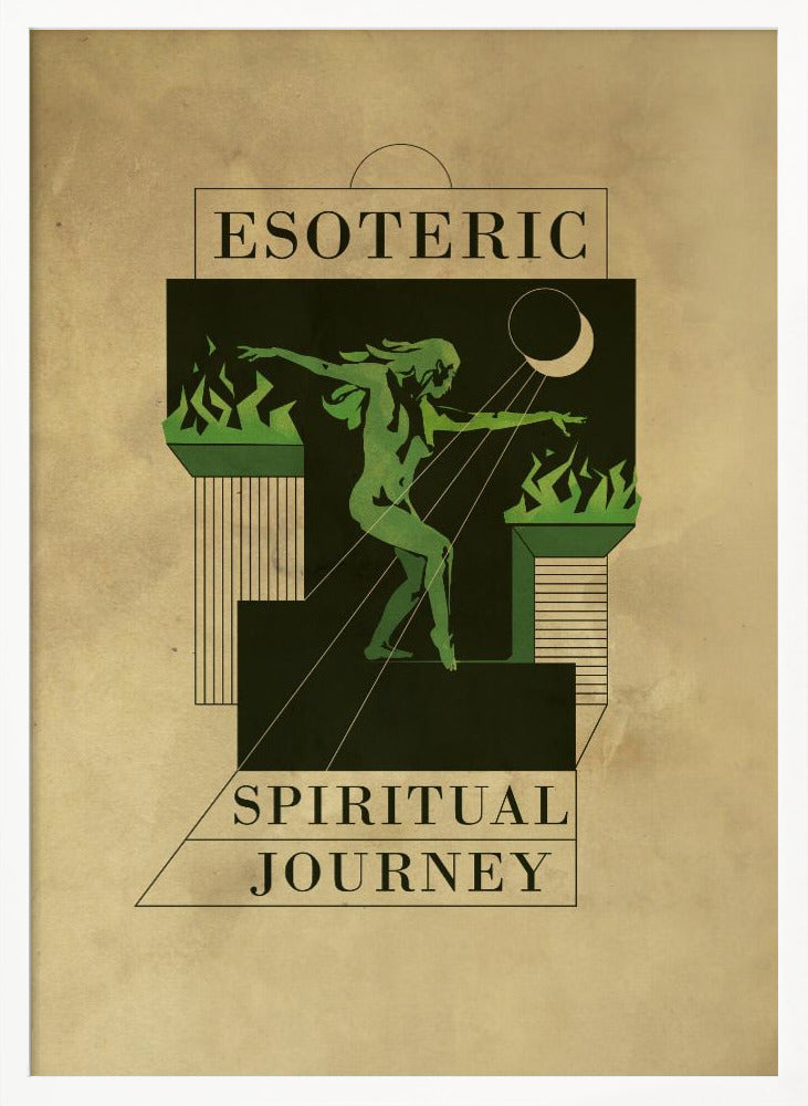 Esoteric dance print Poster