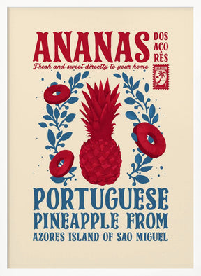 Pineapple kitchen print Poster