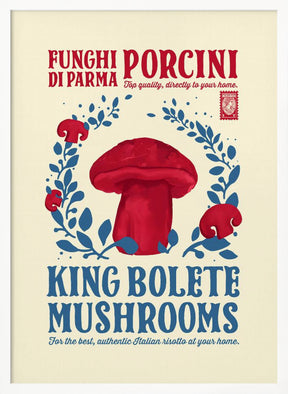 Porcini kitchen print Poster