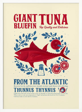 Tuna kitchen print Poster