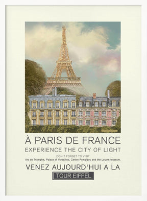 Paris retro print Poster