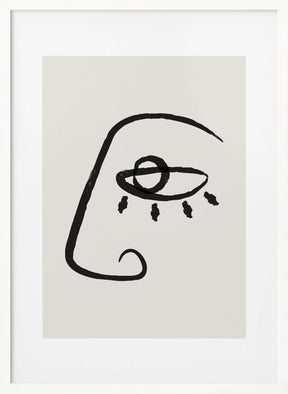 Abstract Face No2 Poster