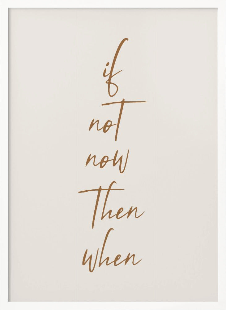 If Not Now Poster