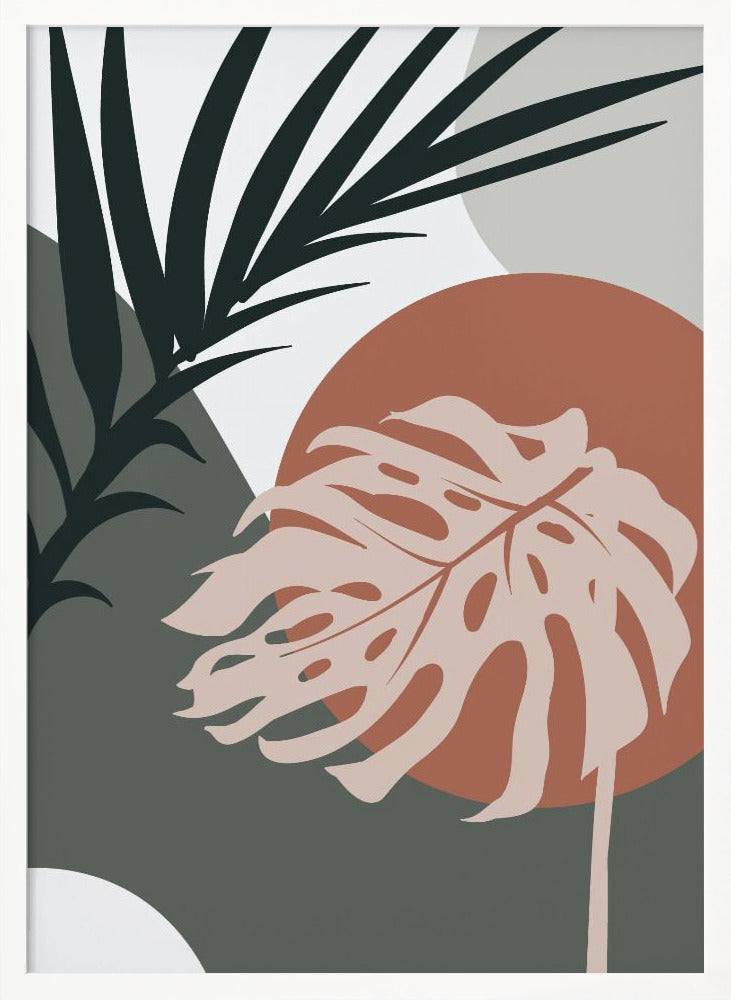 Tropical Leaves No2 Poster