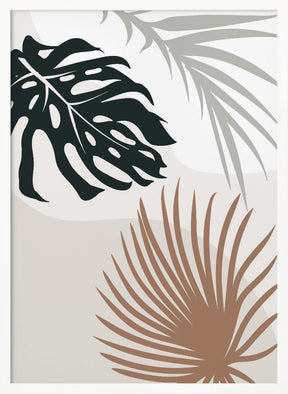 Tropical Leaves No3 Poster