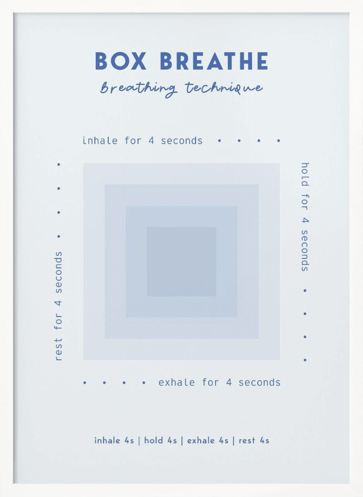 Box Breathe Poster