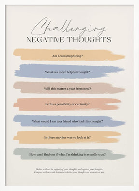 Cbtnegativethoughts Poster