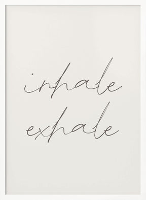 Inhale Exhale Poster