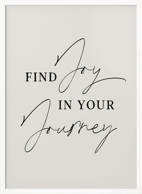 Joy In Journey Poster