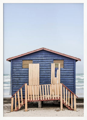 Blue Hut Poster