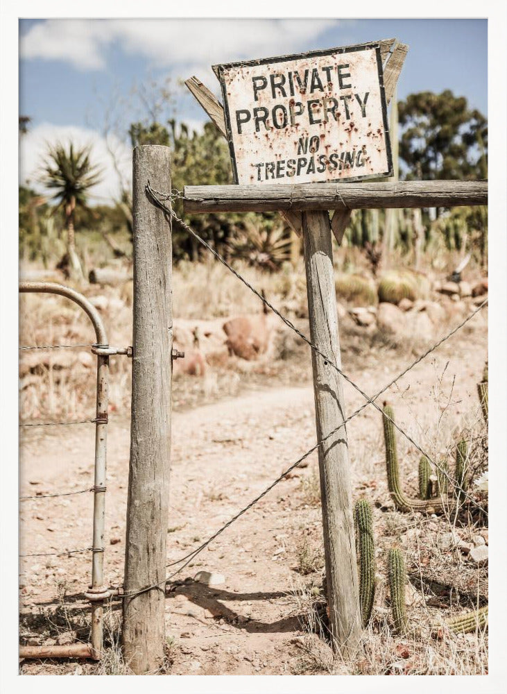 Private Property Poster