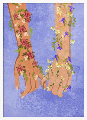 Holding hands Poster