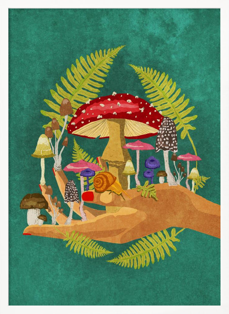 My Mushroom Cosmos Poster