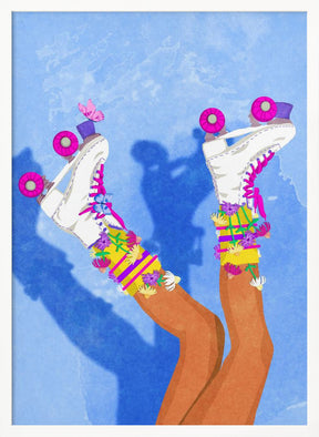 Skate like a Girl Poster