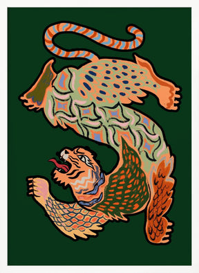 Asiantiger Green Poster