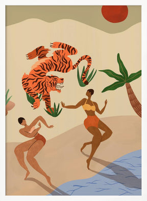 Dancing Tiger Poster