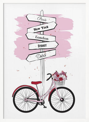 Bike Travels Poster