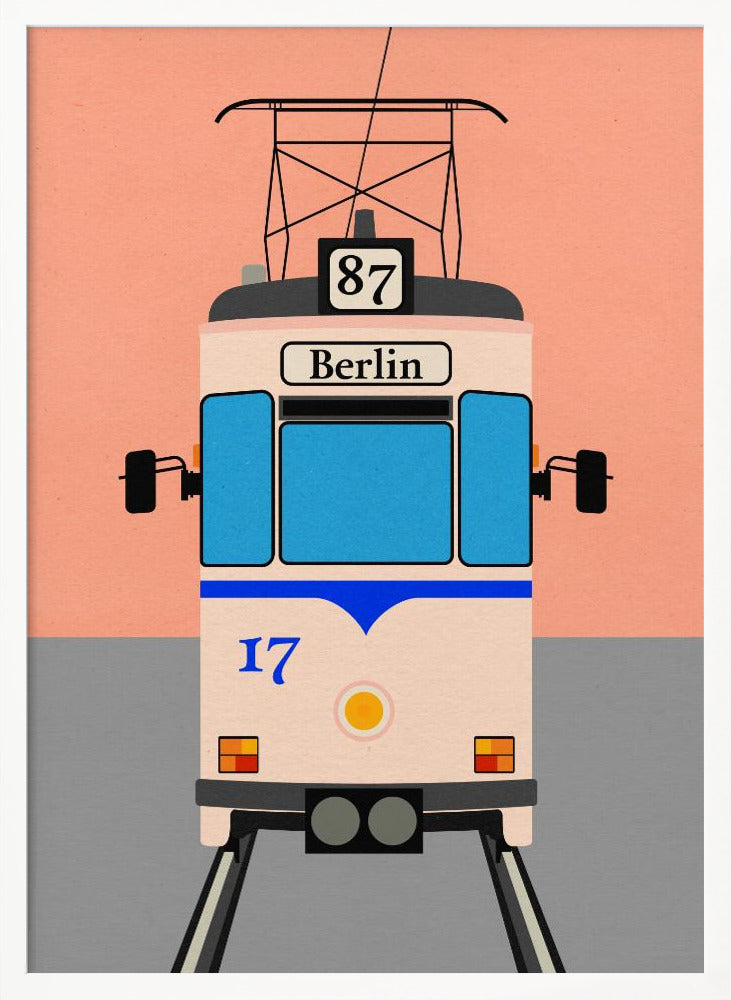 Berlin Tram Poster