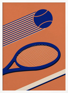 Tennis 80s Poster