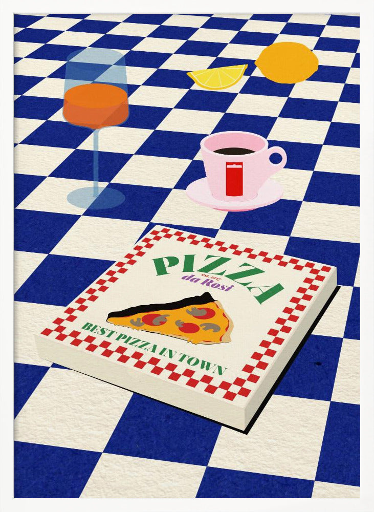 The Italian Menu Poster