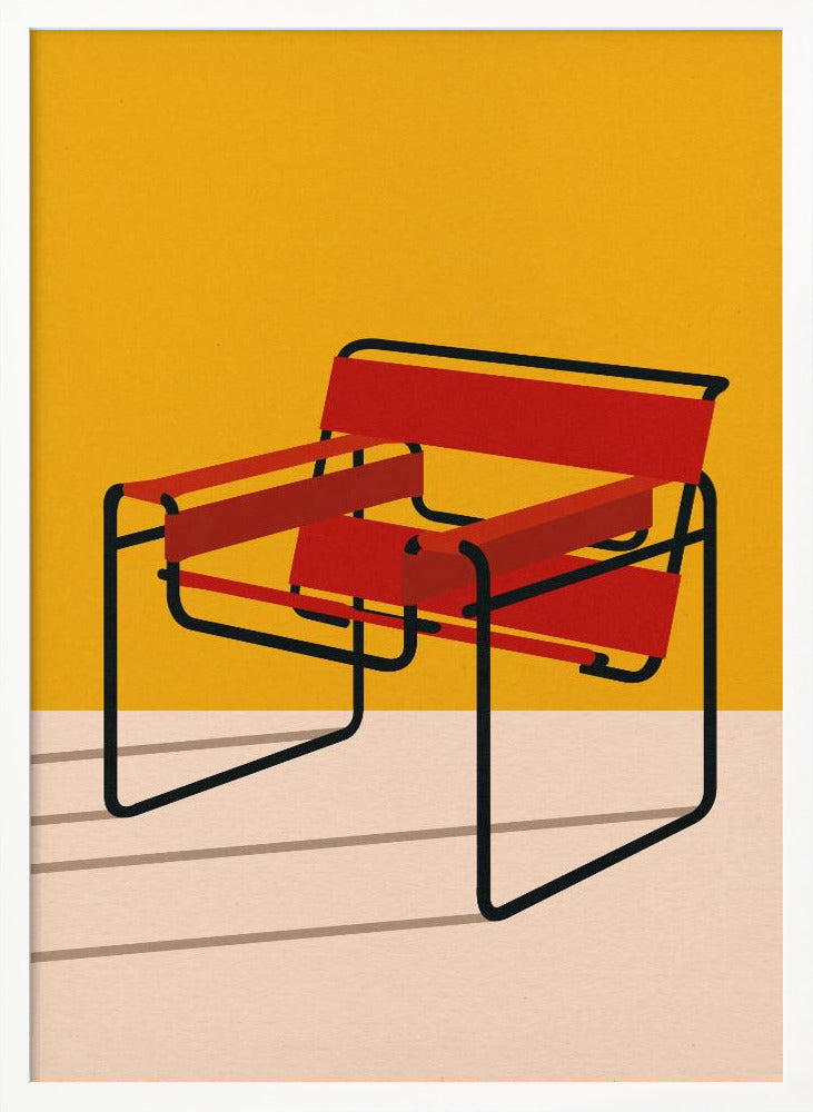 Wassily Chair Marcel Breuer Poster