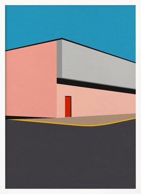 Warehouse Illustration Poster