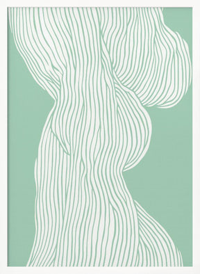 Fibers No 1 (mint) Poster