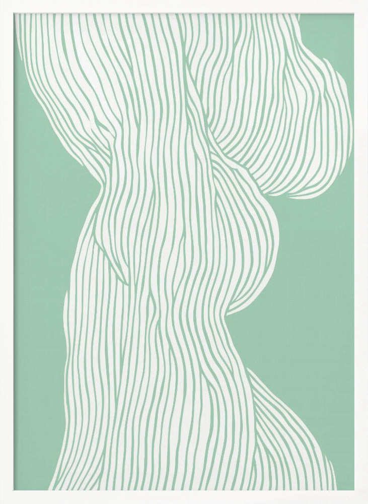 Fibers No 1 (mint) Poster