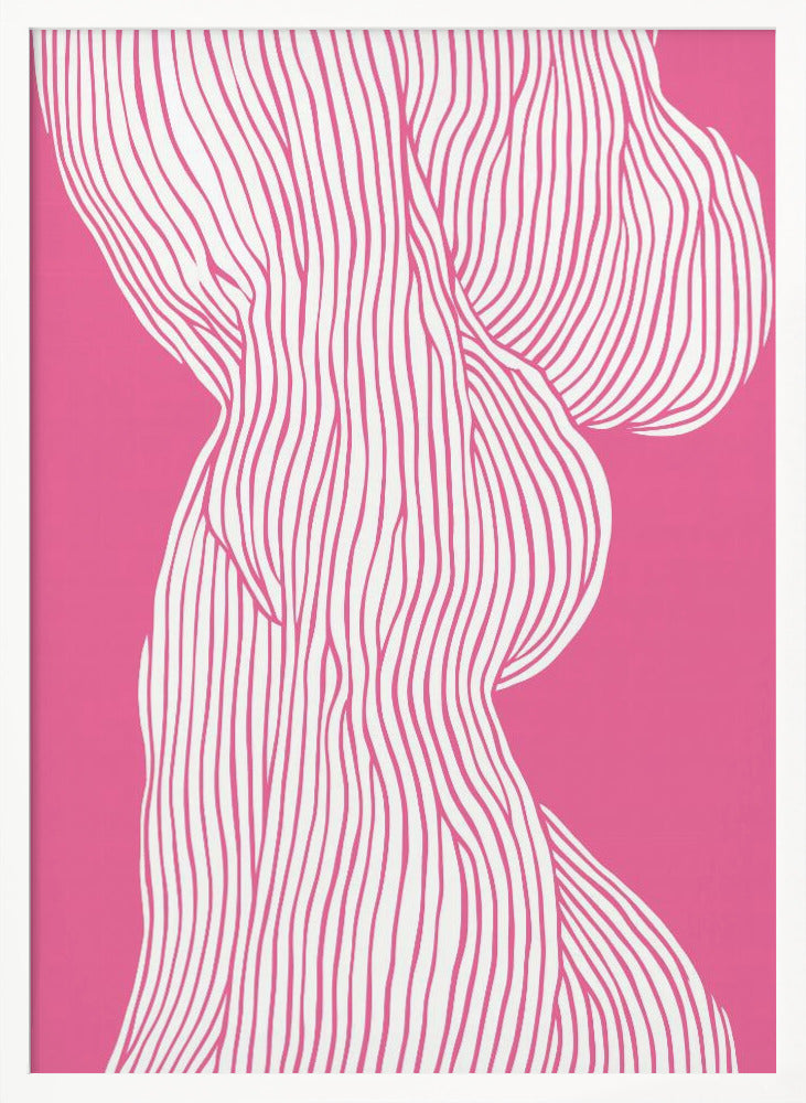 Fibers No 1 (Pink) Poster